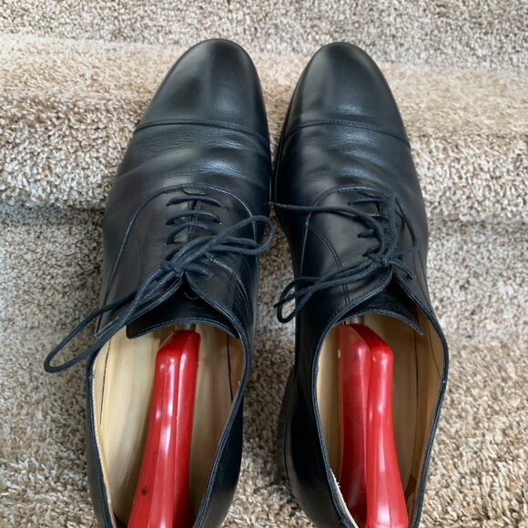 Chanel Uniform Men\'s Black Lace- up Leather Shoes- main image 6